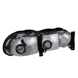 Coolstuffguru Compatible with Chevy Malibu Classic Oldsmobile Cutlass Headlights Clear Corner Lamps Left+Right