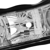 Coolstuffguru Compatible with Chevy Malibu Classic Oldsmobile Cutlass Headlights Clear Corner Lamps Left+Right