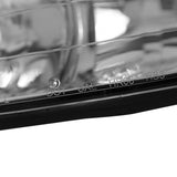 Coolstuffguru Compatible with Chevy Malibu Classic Oldsmobile Cutlass Headlights Clear Corner Lamps Left+Right