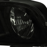 Coolstuffguru Compatible with Ford Mustang Smoke Headlights+Black Parking Lamp+Glossy Black Tail Light