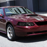 Coolstuffguru Compatible with Ford Mustang Smoke Lens Front Driving Headlights Tinted Head Lamps Left+Right