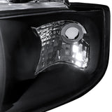 Coolstuffguru Compatible with Nissan Sentra SE-R GXE SE 4Dr JDM Crystal Black Headlights Pair