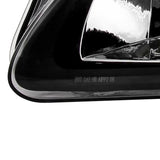 Coolstuffguru Compatible with Nissan Sentra SE-R GXE SE 4Dr JDM Crystal Black Headlights Pair