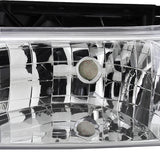 Coolstuffguru Compatible with Chevy Silverado Tahoe Suburban Chrome Headlights w/ Bumper Lamp+Fog Lamps+Gr