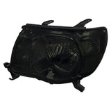 Coolstuffguru Compatible with Toyota Tacoma Smoke Tinted Lens JDM Crystal Headlights Head Lamps