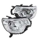 Coolstuffguru Compatible with Toyota Tacoma Pickup Clear Assembly Headlights Driving Headlamps Left+Right