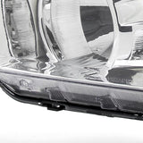 Coolstuffguru Compatible with Toyota Tundra Sequoia JDM Chrome Clear Headlights Pair