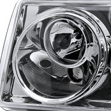 Coolstuffguru Compatible with Chrysler 300 Touring Limited Lx S Base, Chrome Clear Projector Headlights