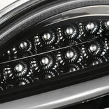 Coolstuffguru Compatible with Mercedes Benz W203 C-Class C230 C320 LED Bar Jet Black Projector Headlights