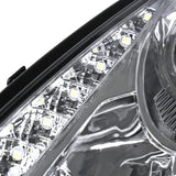 Coolstuffguru Compatible with Toyota Celica SMD LED Chrome Projector Headlights Replacement Left+Right