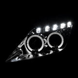 Coolstuffguru Compatible with Toyota Celica Chrome Clear Halo Led Projector Headlights