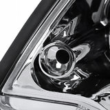 Coolstuffguru Compatible with BMW E46 4Dr Sedan 323i 328i Halo Projector Headlights Chrome