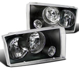 Coolstuffguru Compatible with Ford F250 Black Projector Headlights Lamps 250 350 450 550