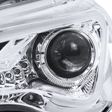 Coolstuffguru Compatible with Scion FR-S Toyota 86 Chrome Projector Headlights+LED+Signal Strip