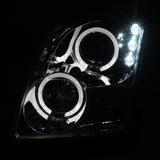 Coolstuffguru Compatible with Ford Fusion Halo Chrome Clear Clear Projector Head Lights