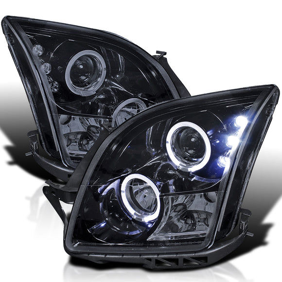 Coolstuffguru Compatible with Ford Fusion S Se Sel Glossy Black Halo Led Projector Head Lights