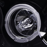 Coolstuffguru Compatible with Infiniti G35 2Dr Coupe Glossy Black Housing Smoked Lens Proj Headlights