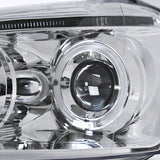 Coolstuffguru Compatible with Volkswagen Golf Rabbit Jetta Clear Chrome Halo Led Projector Head Lights