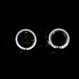 Coolstuffguru Compatible with Volkswagen Golf Mk3 Black Dual Halo Led Projector Head Lights