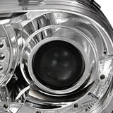 Coolstuffguru Compatible with Chrome Golf MK4 GTI R8 Style Projector Headlights+8 LED DRL Fog Lamp