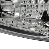 Coolstuffguru Compatible with Chrome Golf MK4 GTI R8 Style Projector Headlights+8 LED DRL Fog Lamp