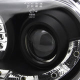 Coolstuffguru Compatible with Golf GTI Black LED DRL Projector Headlights+Signal+Bumper Side Marker