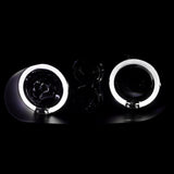 Coolstuffguru Compatible with Volkswagen Golf MK4 Dual Halo Black Projector Headlights