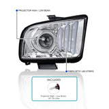 Coolstuffguru Projector Headlights Compatible with 2005-2008 Ford Mustang