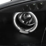 Coolstuffguru Compatible with Mazda Miata Mx5 Black Halo LED Projector Head Lights