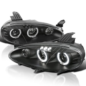 Coolstuffguru Compatible with Mazda Miata Mx5 Black Halo LED Projector Head Lights