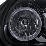 Coolstuffguru Compatible with Dodge Neon Plymouth Es Acr Rt Glossy Black Halo Led Projector Headlights