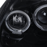 Coolstuffguru Compatible with Dodge Neon Srt4 Dual Halo Led Glossy Black Projector Headlights