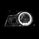 Coolstuffguru Compatible with Ford Ranger Chrome Clear Halo Projector Headlights