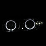 Coolstuffguru Compatible with Silverado Tahoe Suburban Smoke LED Projector Headlights+Smoke Bumper Light