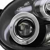 Coolstuffguru Compatible with Subaru Impreza Led Halo Black Projector Head Lights