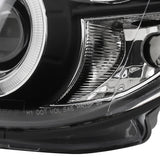 Coolstuffguru Compatible with Subaru Impreza Led Halo Black Projector Head Lights