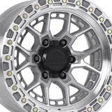 1 X Lock Off Road Commando 20X10 8X165.1 125.2 Hub 4.79 Offset Machine With Clear Coat Wheel Rim