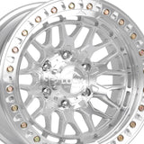 1 X Lock Off Road Invader Forged Beadlock 17x9 6x139.7 78.1 Hub 4.53 Offset Raw Machine Forged Wheel Rim