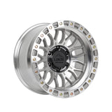 1 X Lock Off Road Combat 20x9 6x139.7 106.2 Hub 5 Offset Machine With Clear Coat Wheel Rim