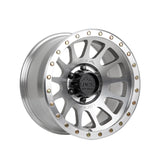 1 X Lock Off Road Yosemite 17X9 5X127 71.5 Hub 5 Offset Machine With Clear Coat Wheel Rim