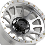 1 X Lock Off Road Yosemite 17X9 5X127 71.5 Hub 5 Offset Machine With Clear Coat Wheel Rim