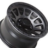 1 X Lock Off Road Yosemite 17X9 6X139.7 106.2 Hub 5 Offset Matte Black W Matte Black Ring Wheel Rim
