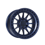 1 X Lock Off Road Baja 17X9 6X139.7 106.2 Hub 5 Offset Matte Blue Wheel Rim