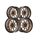 1 X Lock Off Road 50CAL 20x9 6x135 87.1 Hub 5 Offset Matte Bronze W Matte Black Ring Wheel Rim