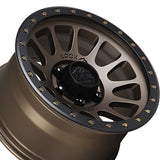 1 X Lock Off Road Yosemite 20x10 6x139.7 106.2 Hub 4.79 Offset Matte Bronze W Matte Black Ring Wheel Rim