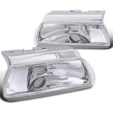 Coolstuffguru Compatible with Dodge Neon Base Sport Chrome Clear Parking Signal Lights Lamps Pair