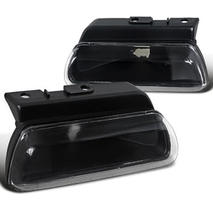 Coolstuffguru Compatible with Dodge Neon Base Sport Black Parking Signal Lights Lamps Pair