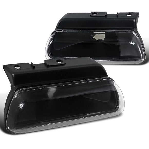 Coolstuffguru Compatible with Dodge Neon Base Sport Black Parking Signal Lights Lamps Pair