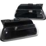 Coolstuffguru Compatible with Dodge Neon Base Sport Black Parking Signal Lights Lamps Pair