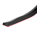 Coolstuffguru Glossy Black Red Trim Front Bumper Lip Spoiler Kit 3PC Compatible with Nissan Z33 350Z 2003-2005